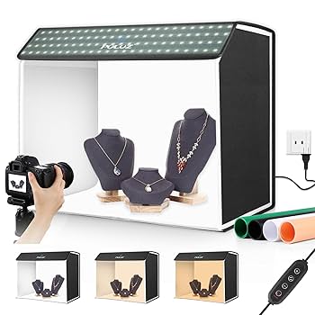 PULUS　ボックス　撮影　モデル Amazon | PULUZ 30cm 撮影ボックス、折りたたみ式簡易スタジオ